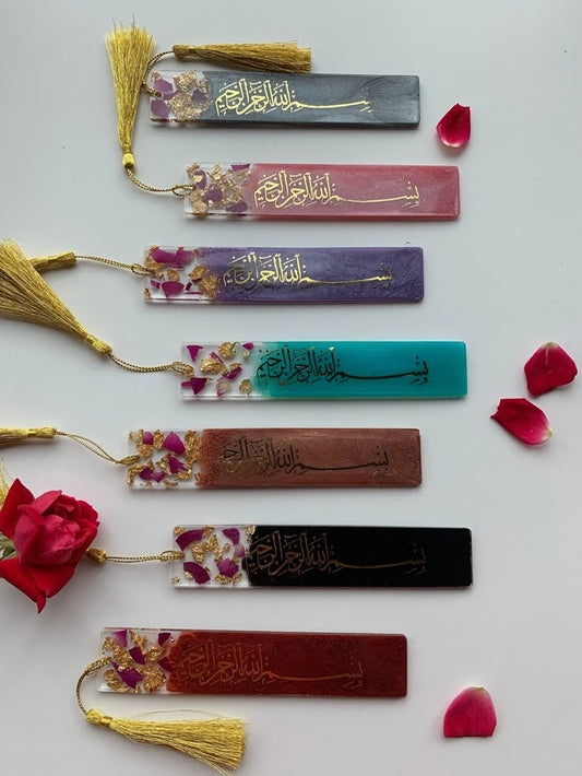 Resin bookmarks