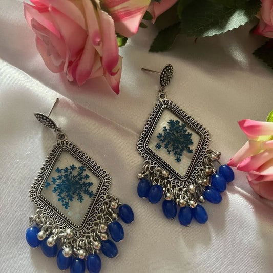 Resin Jhumky (blue)