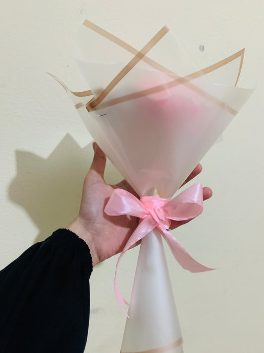 Ribbon flower bouquet
