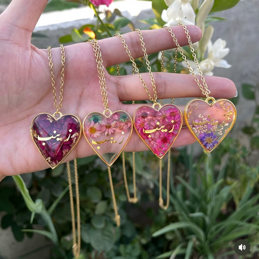 Name resin pendents